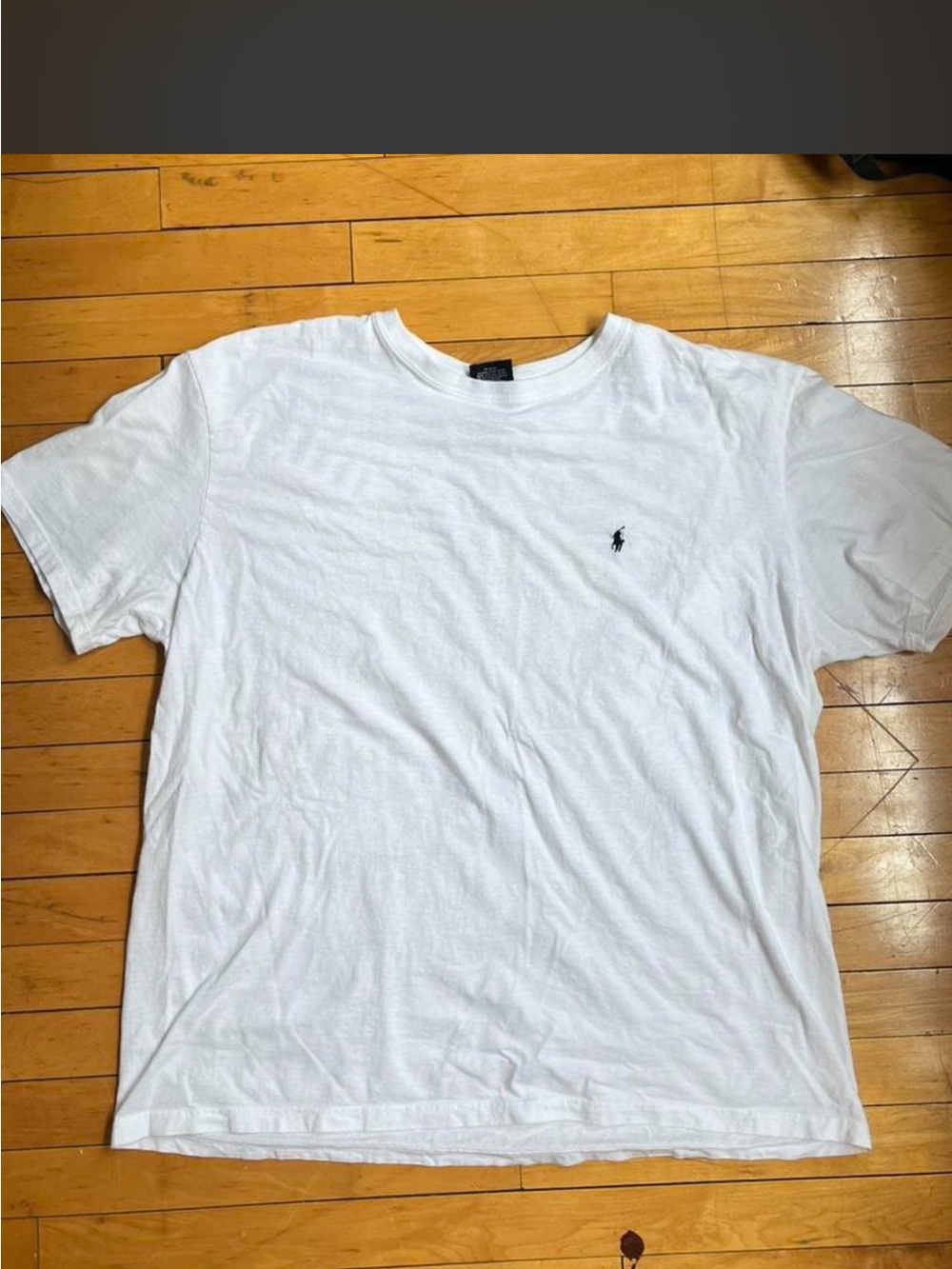 Ralph Lauren White Crewneck Short Sleeve T-Shirt In Excellent Condition